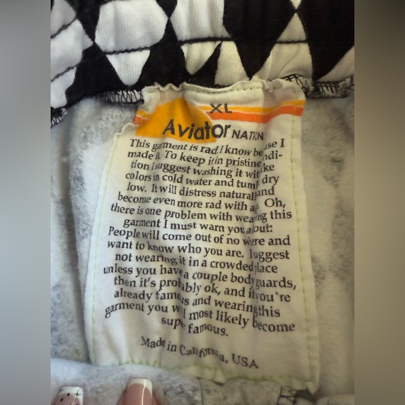 Aviator Nation Diamond Repeat Smiley 2 Embroidery Set - Picture 3 of 15